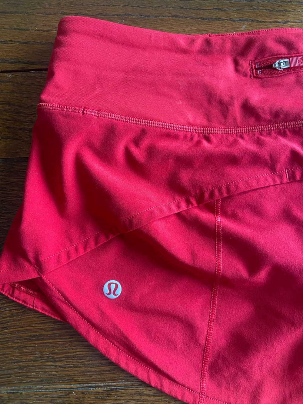 Lululemon Speed-up Low Rise Lined Shorts - Dark Red